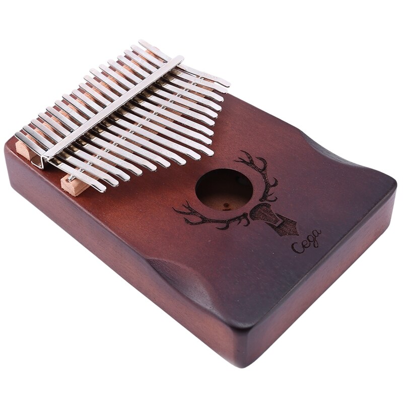 Cega 21 Key Kalimba Acacia Music Instrument Thumb Piano Upgrade Handguard Musical