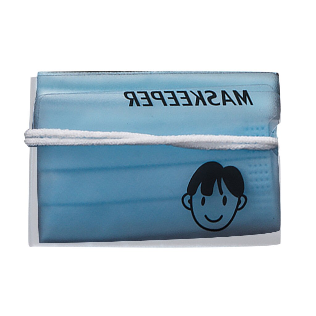 1PC Faltbare Maske Lagerung Clip Kunststoff Portable Storage Tasche Nette Maske Box Maskeeper Organizer Container Fall Maske Keeper: I