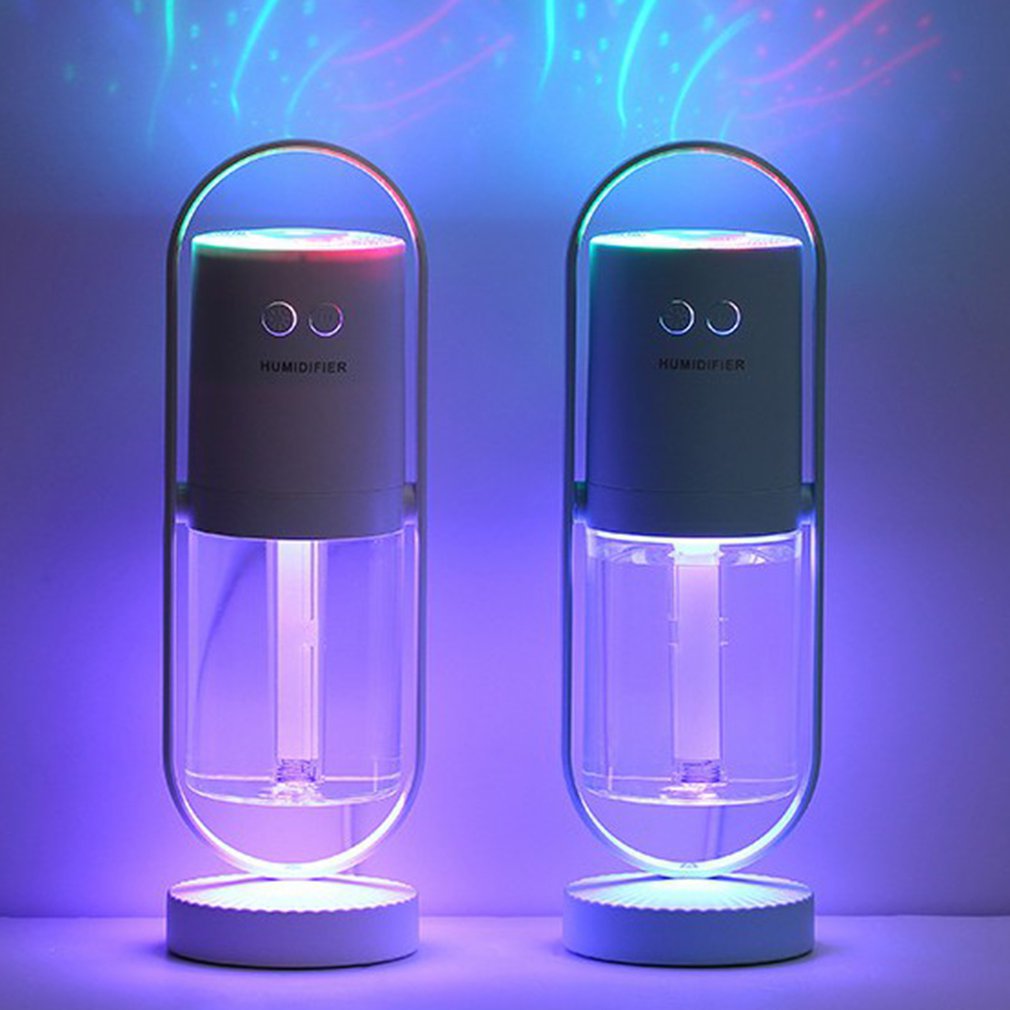 Electric Air Humidifier Ultrasonic Essential Oil Aromatherapy Modes Light Night Mist Maker with LED Night Lamp