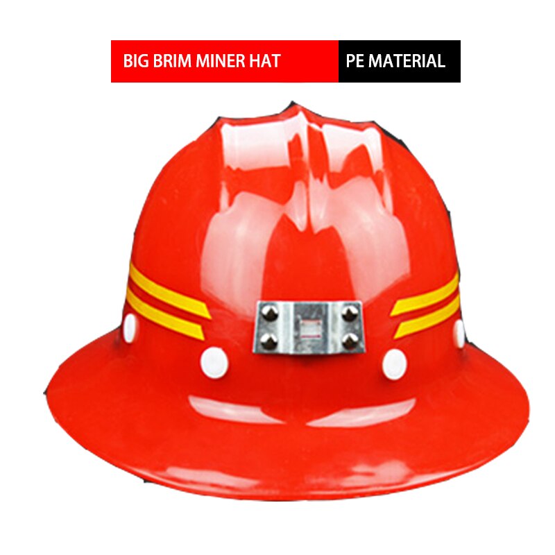 4 farver fuldkant hård hat konstruktion mine sikkerhedshjelm lette høj styrke arbejdshætte beskyttelseshjelme: Rød