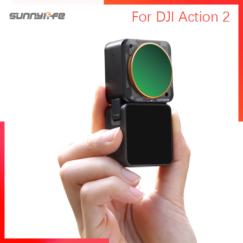 For DJI OSMO Action 2 Camera Filter Optical Glass Lens CPL UV ND SART NDPL Diving NIGHT Filters for DJI Action 2 Accessories