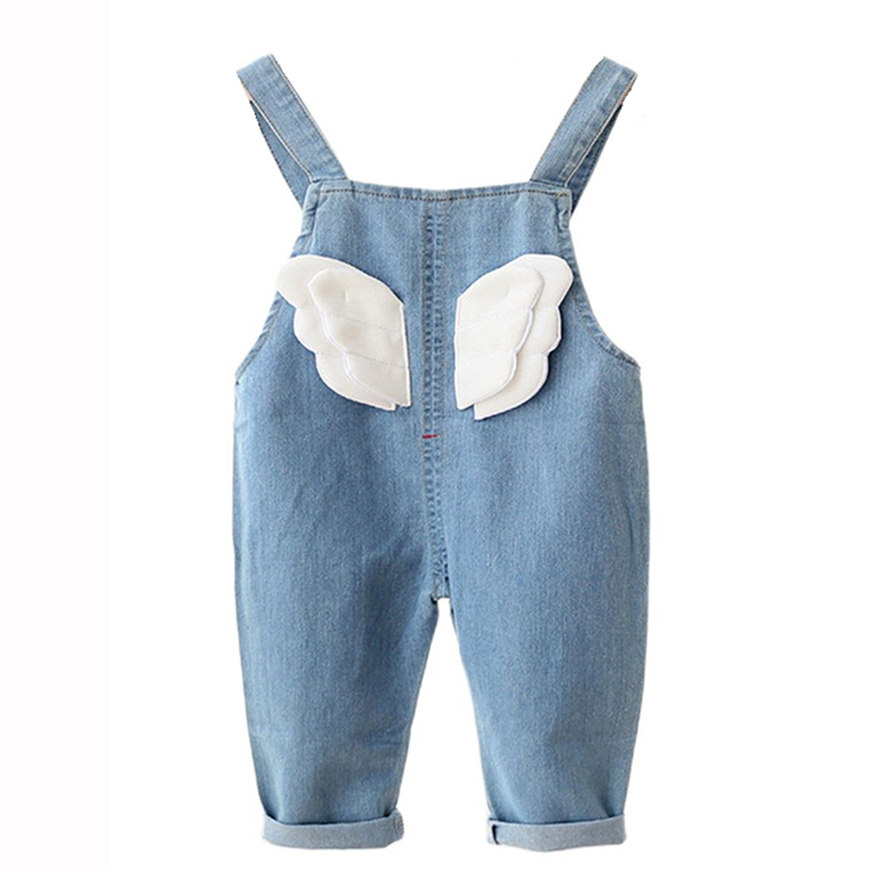 Salopette en jean pour bébé fille, pantalon décontracté, combinaison pour enfant en bas âge