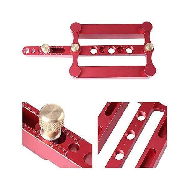 Positioning Fixture 6/8/10MM Drilling Tool Woodworking Hole Punch Locator Round Wood Dowel Hole Punch Locator Hole Opener DIY wo