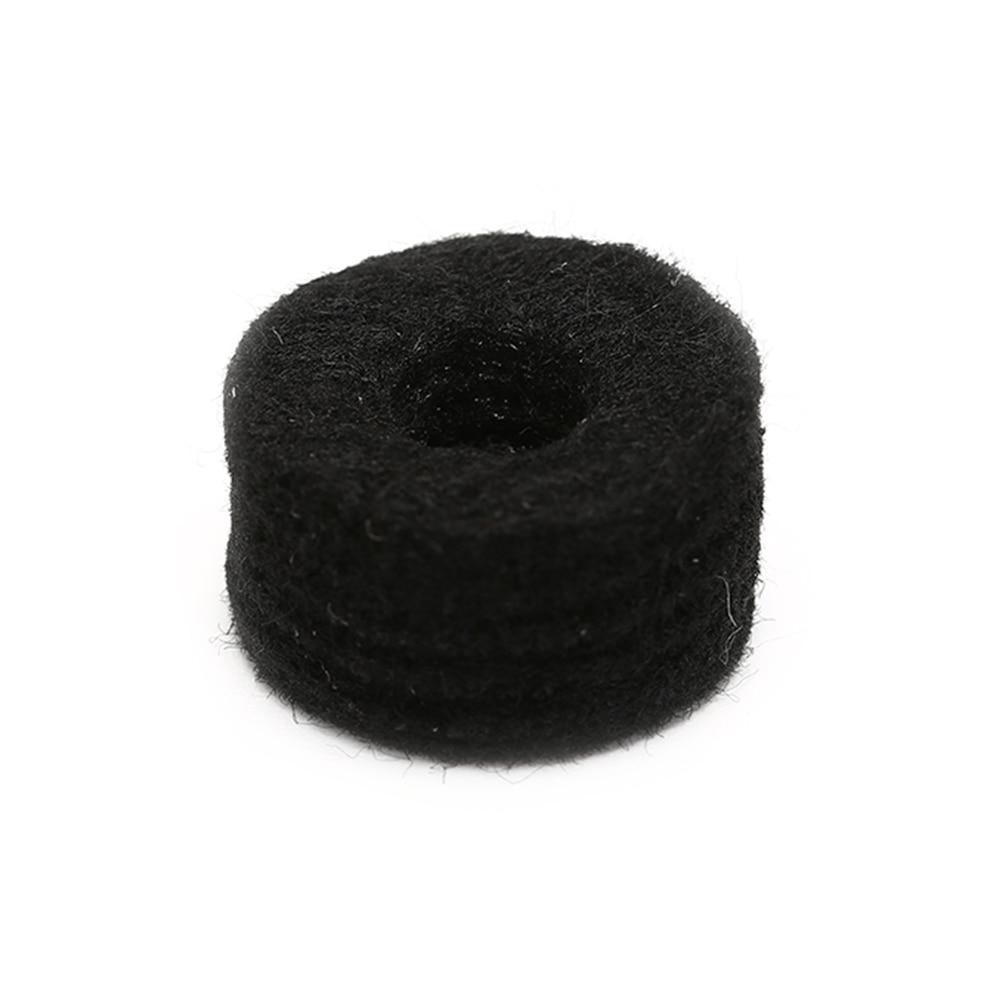 10 stk trommesett cymbal filt pads perkusjon tilbehør kit pad beskyttelse effekt for tromme skiver filt