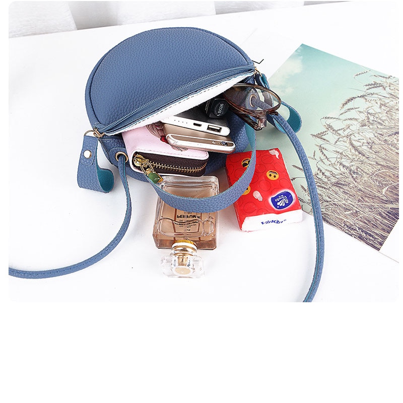 kleinen Kreisförmigen Tasche Neue Einzelnen Schulter Geschlungen Handy Damen Geldbörse frauen Umhängetasche Messenger Taschen