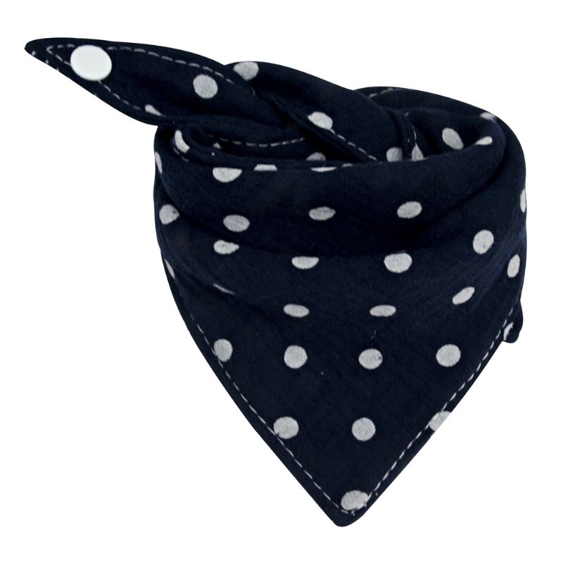 Baby Infant Cotton Bib Newborn Dot Triangle Scarf Feeding Saliva Towel Bandana Burp Cloth Boy Girl Shower: 1