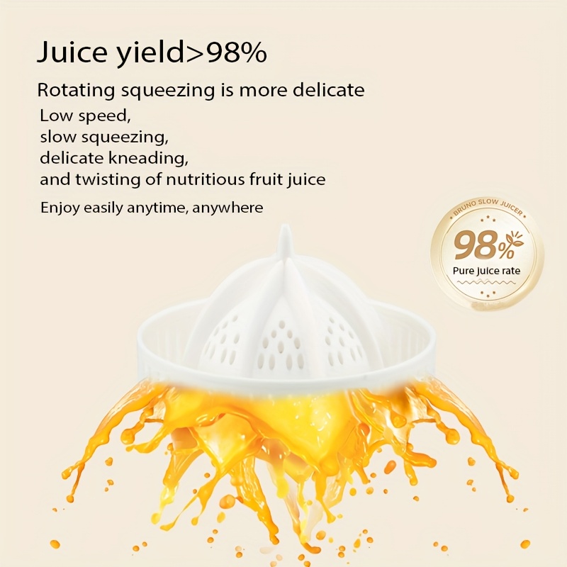 1pc USB oplaadbare afneembare sapcentrifugebeker - schoon te maken, draagbare blender voor gebruik in de keuken, thuis en op kantoor