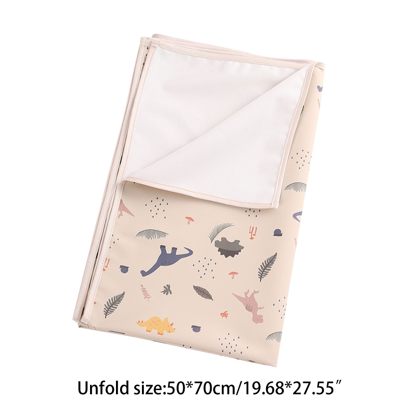 Portable Baby Changing Pad Waterproof Reusable Infant Diaper Changing Mat Cushio