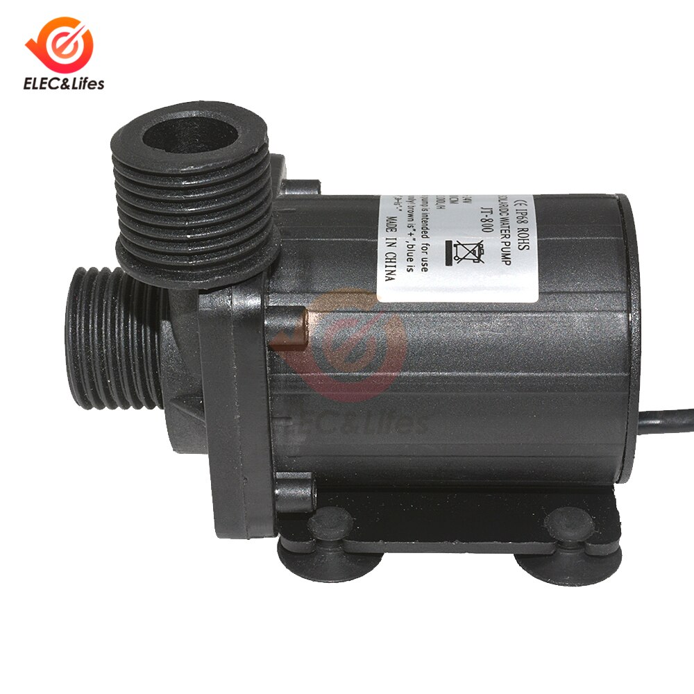 800L/H 5m DC 12V 24V Solar Brushless Motor Water Circulation Water Pump Submersibles Water Pumps