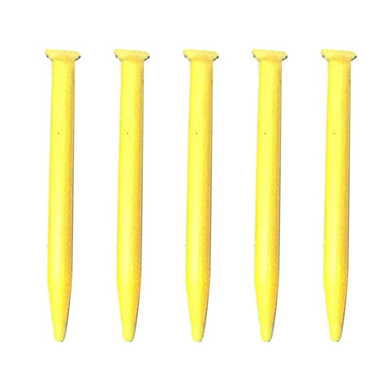 Aktiver stylus-stift (5er -pack) für mobile touchscreens der spielkonsolen 2ds ll/xl, universeller touchscreen-stift: Gelb