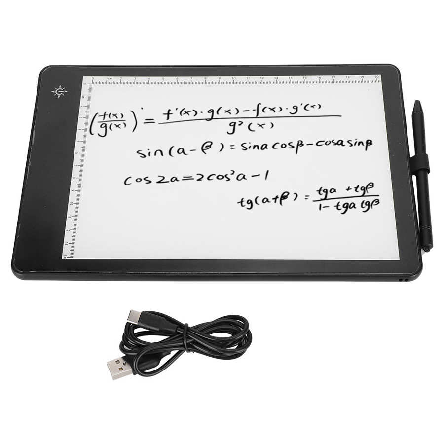 LCD Writing Tablet - Double-Sided Digital Doodle LED E-Writer Board for Drawing, Copying, Kids: Default Title