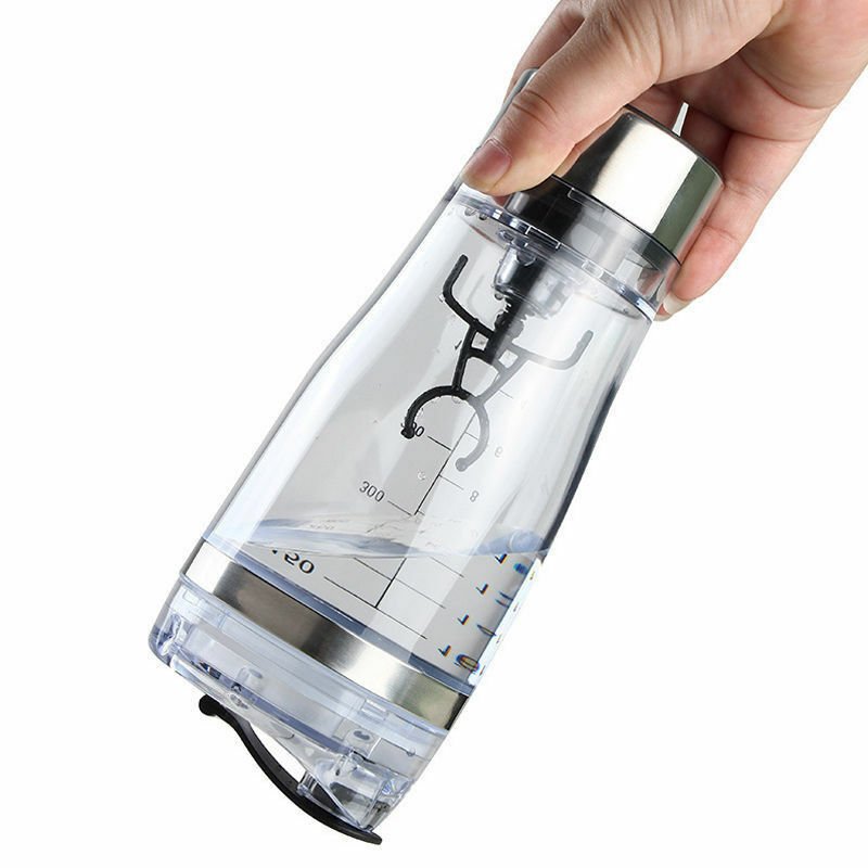 600ml elektrisk protein shake omrører usb shake flaske mælk kaffe blender kedel fitness vortex tornado smart mixer vandflaske
