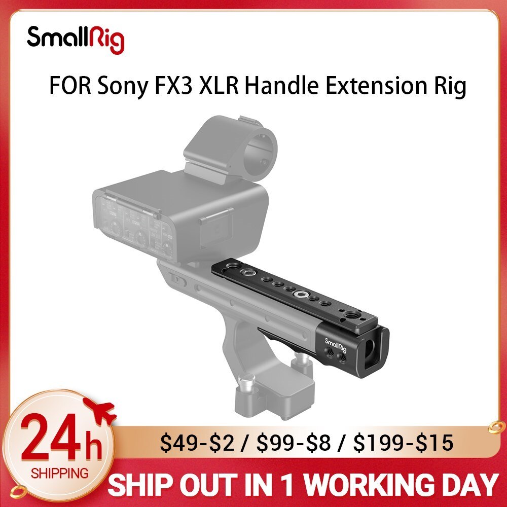 SmallRig FX3 XLR Camera Handle Extension Rig For Sony FX3 XLR MD3490