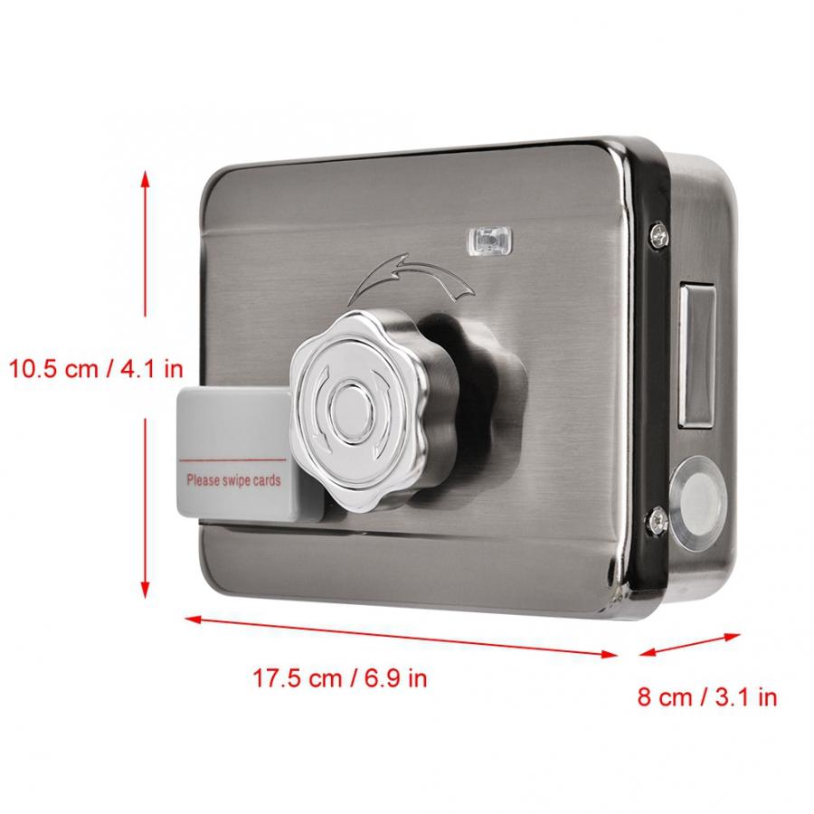 Intelligent smart door lock Electronic Door Access Intelligent Remote Control System ID Single Head 12V Lock door handle lock