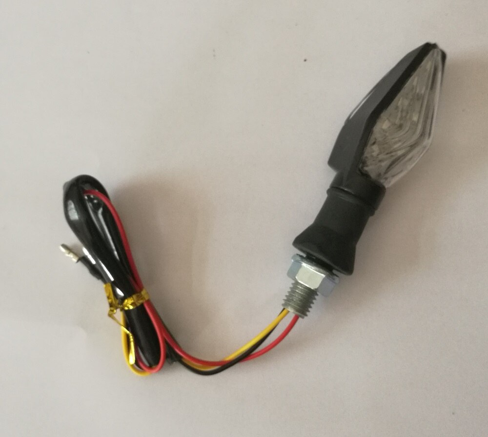 4 pièces universel 12LED moto clignotant indicateur lumière clignotant ambre + bleu