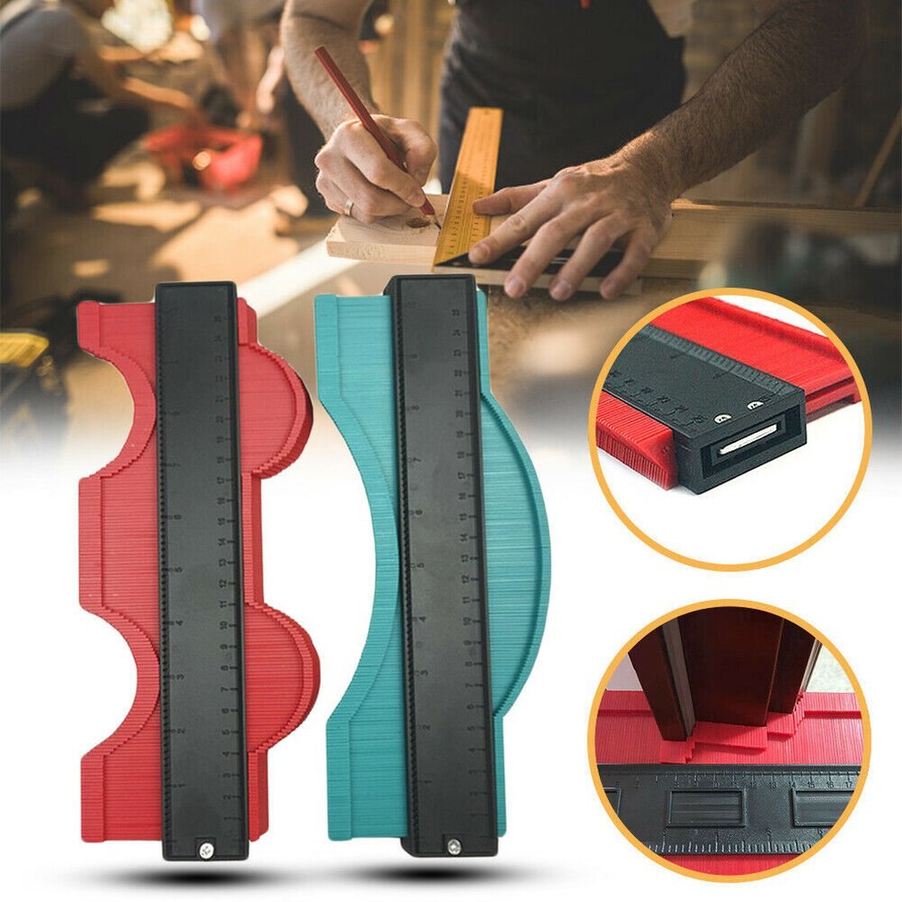 Contour Measuring Device Profiling Ruler Tough Durable High Strength Used To Shape Irregular Items Tool 1 Pcs