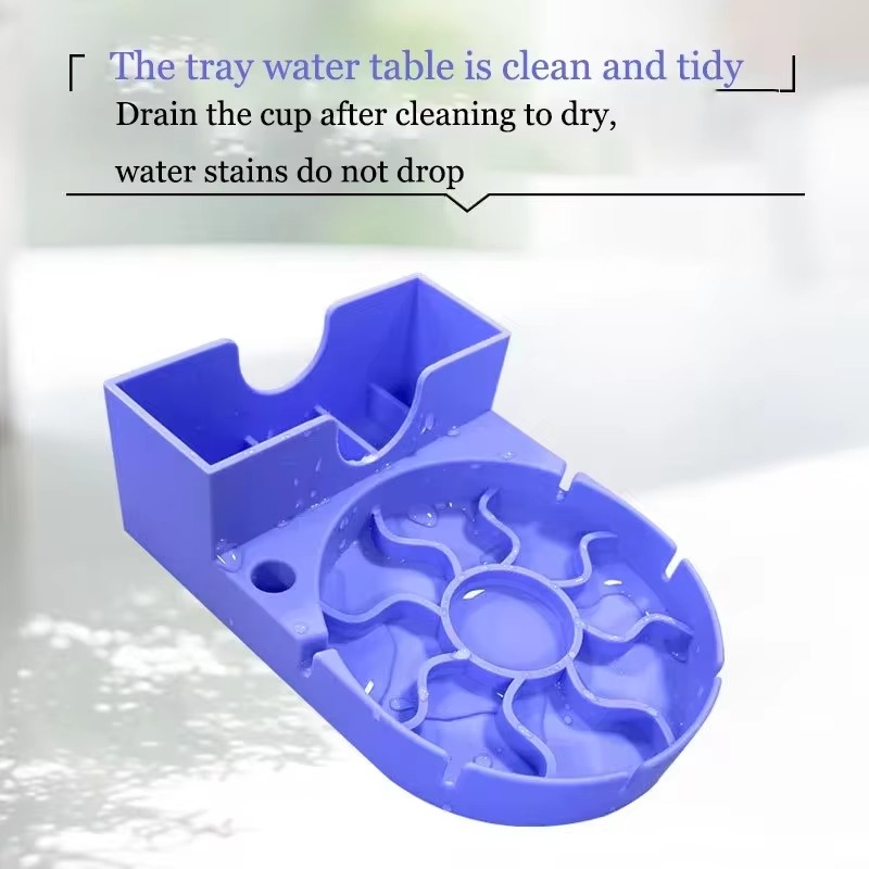 Meerkleurig Siliconen Afvoerrek voor Tumbler 40oz Cup Droogrekken Stro Beker Deksel Houder Waterfles Accessoires Droogstation