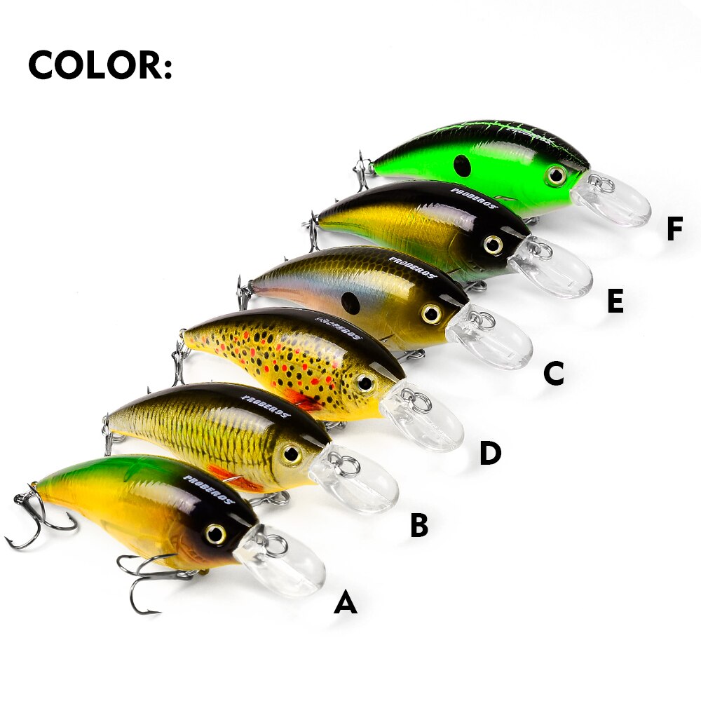 PROBEROS Fishing Lure 9cm-17g Minnow Hard Bait Wobbler Artificial Bass Lure CrankBait With 4# Hook Topwater Trout Tackle