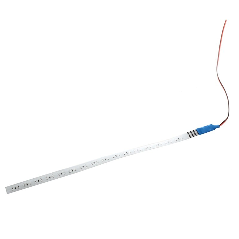 Ritter Fahrer 32 LED Lauflicht Scanner 30 cm Streifen Dekoration Blau Auto 12V