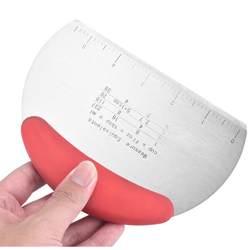 Keuken Gadgets Cutter Halve Cirkel Met Schaal Bakken Meel Cutter Rvs Multi Functie Snijden Mes Mes