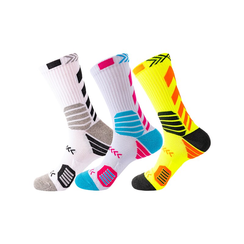 3 Pairs Mens and Women Athletic Basketball Socks Outdoor Running Cycling Sports Socks Compression Socks: AD037