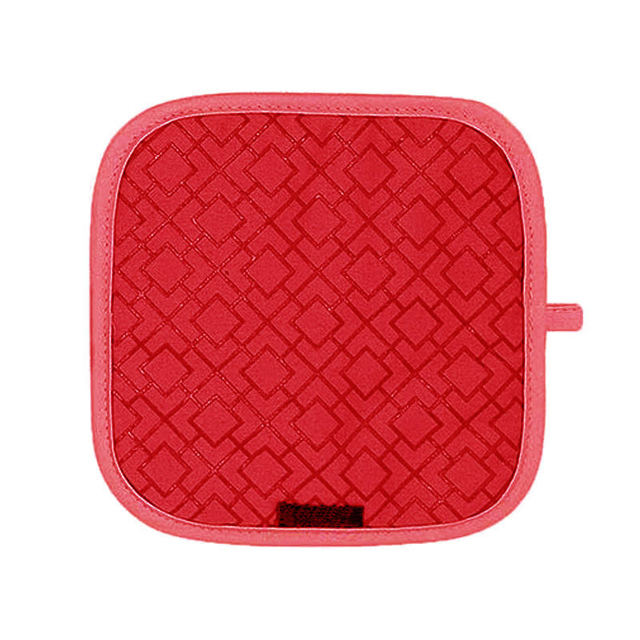 Oven Mitts And Pot Holders , Kitchen Oven Glove High Heat Resistant 500 Degree Extra Long Oven Mitts And Potholder: Red-Pot Holders