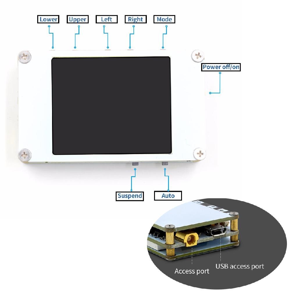 Portable Digital Oscilloscope 1M Bandwidth 5M Sample Rate Digital Oscilloscope Kit