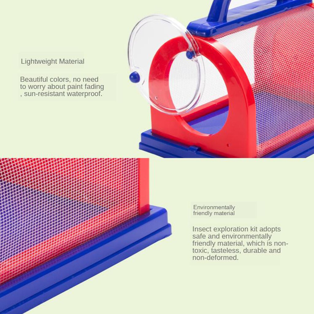 Portable Insect Cage Gauze Net Observation Nature Butterfly Insect Small Animal Garden Wild Storage Box Pet Supplies