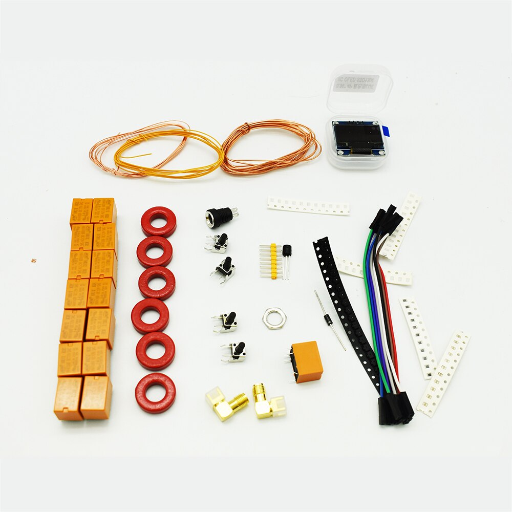 Automatic Antenna Tuner Kit OLED Antenna Tuner 0.96 Inch 100W Automatic Antenna Tuning Instrument Automatic Antenna Adjuster