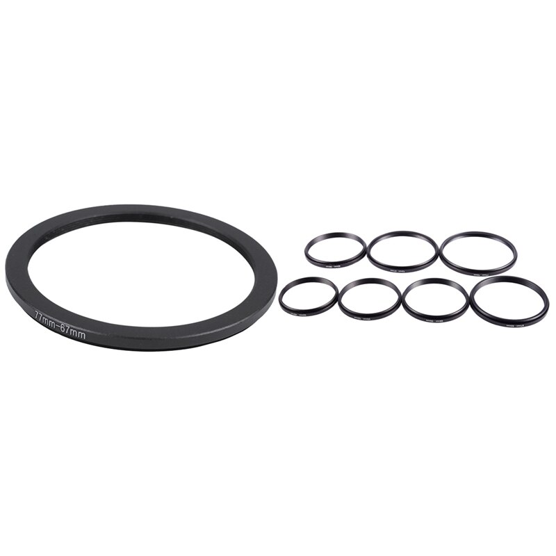 2Set 77Mm-67Mm Step Down Ring Adapter Met 7 Filter Adapter Camera Lens Filter step Down Ring Adapter Set 77Mm-49Mm