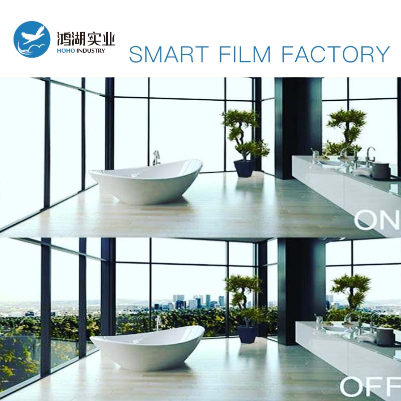 210 x 297mm 110/220v omskiftelig elektrisk hvid uigennemsigtig selvklæbende pdlc smart film vinduesdør til bagprojektionsskærm