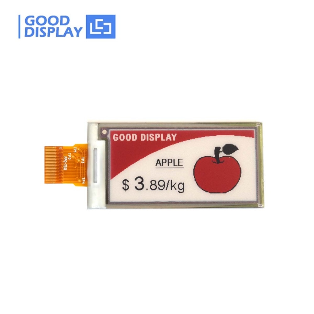 Pantalla epaper tricolor de 2,13 pulgadas con interfaz SPI