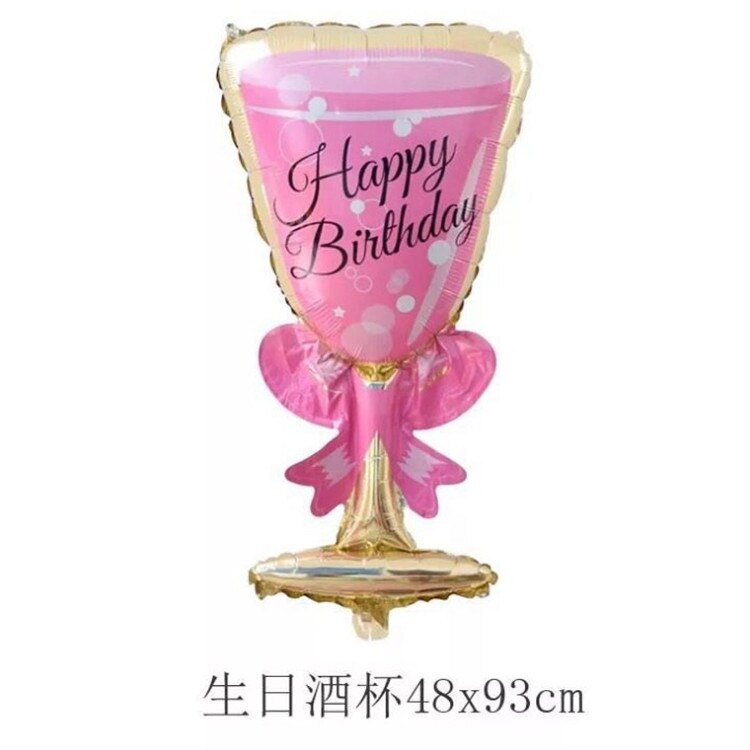 bouteille de champagne chaude coupe verre aluminium film ballon costume société cocktail fête anniversaire décoration célébrer une victoire: Saphir profond