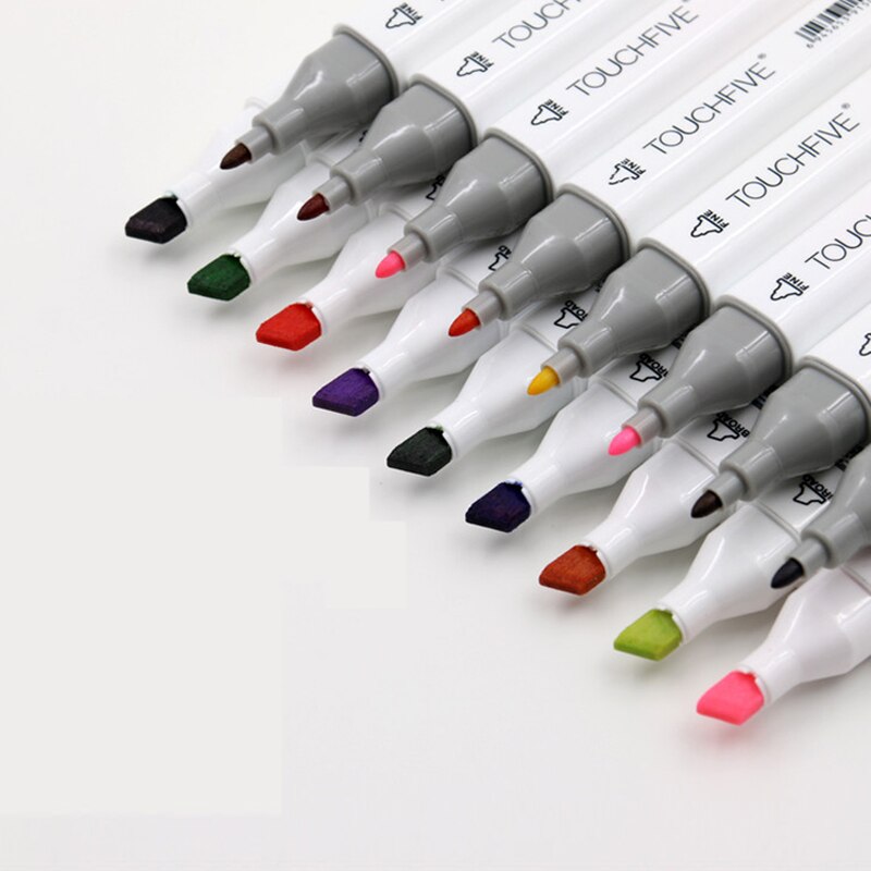 TouchFive12/36/48/60/80/168 Color Sketch Marker Pen Double Tips Alcoholic Markers Pen For Artist Manga Art Supplies School