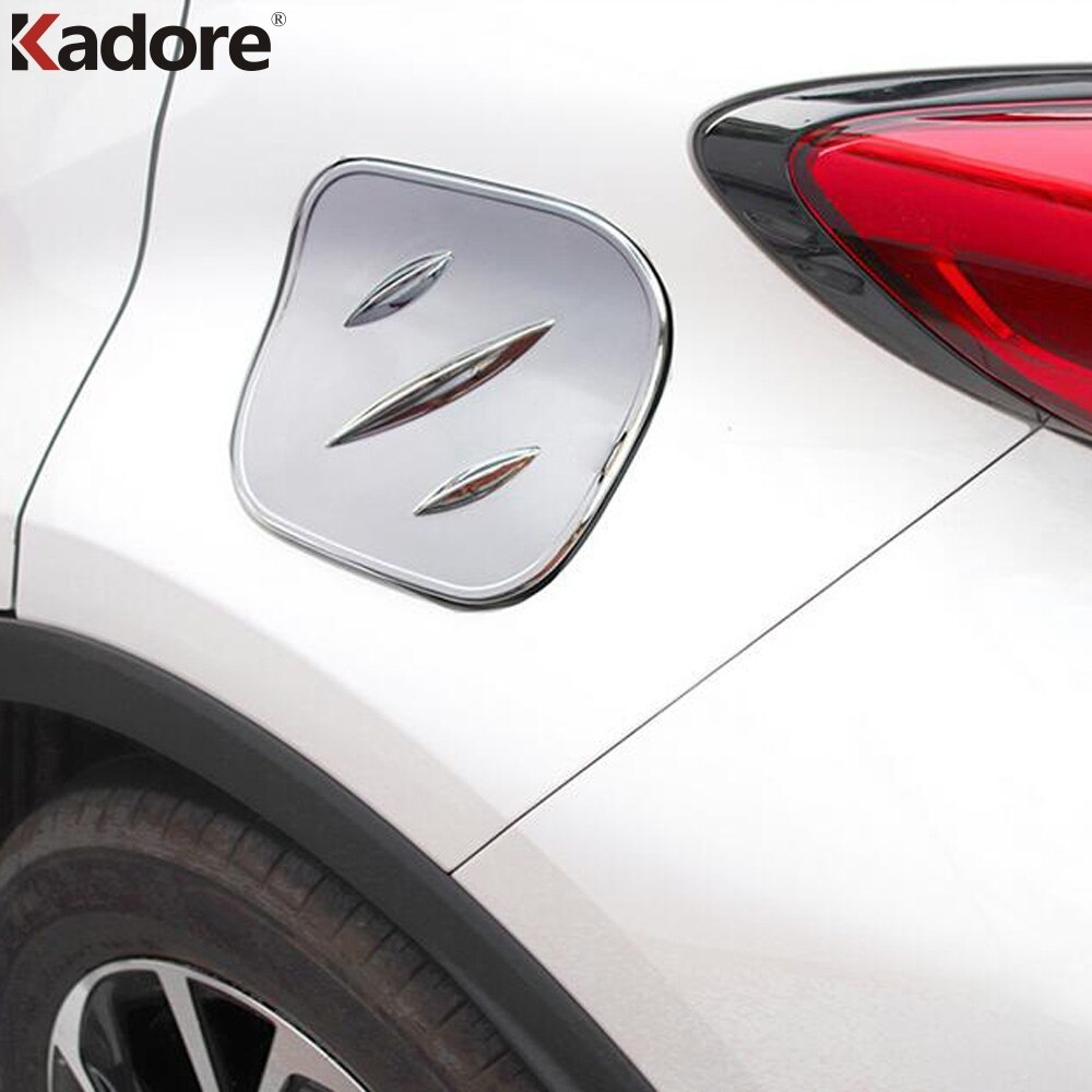 Cubierta de fibra de carbono para tanque de combustible, pegatina embellecedora de tapa de Gas para Toyota C-HR CHR , , , , 2022