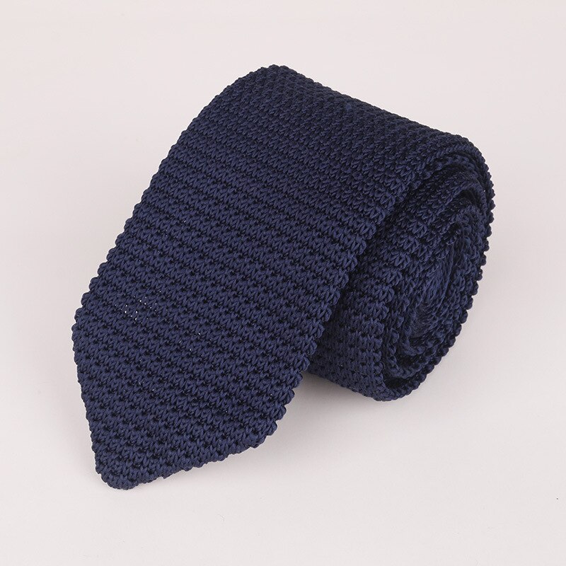 Corbatas de punto para hombre, 6cm, vestido de negocios a la , ropa informal con corbata de lana, Corbatas formales para boda,: ZZJ-089