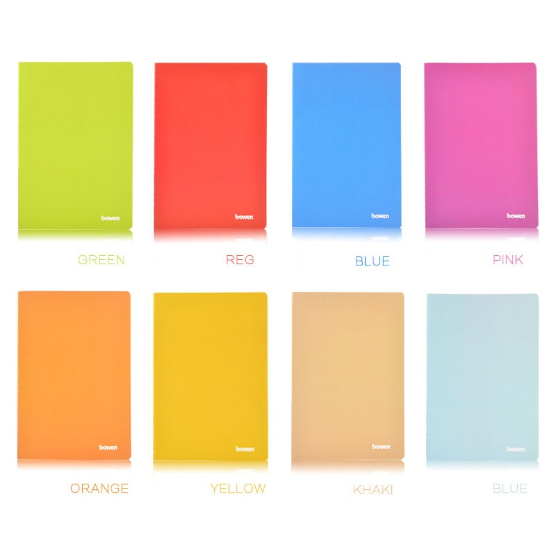 1 PC Candy Color Diary School Student Homework Notebook A5&A4 60 pages 80 GSM lined paper, Thick paper hardcover Stationary