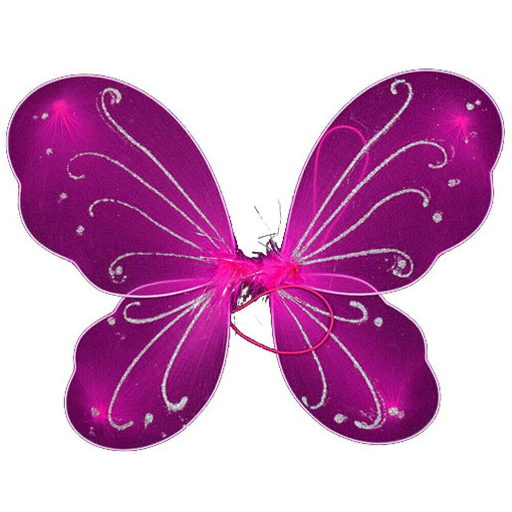 Volwassen Kid Fairy Vleugels Fancy Dress Party Kostuum Dressing Up Party Prop Diy Decoratie 35Cm X 42Cm: Rose