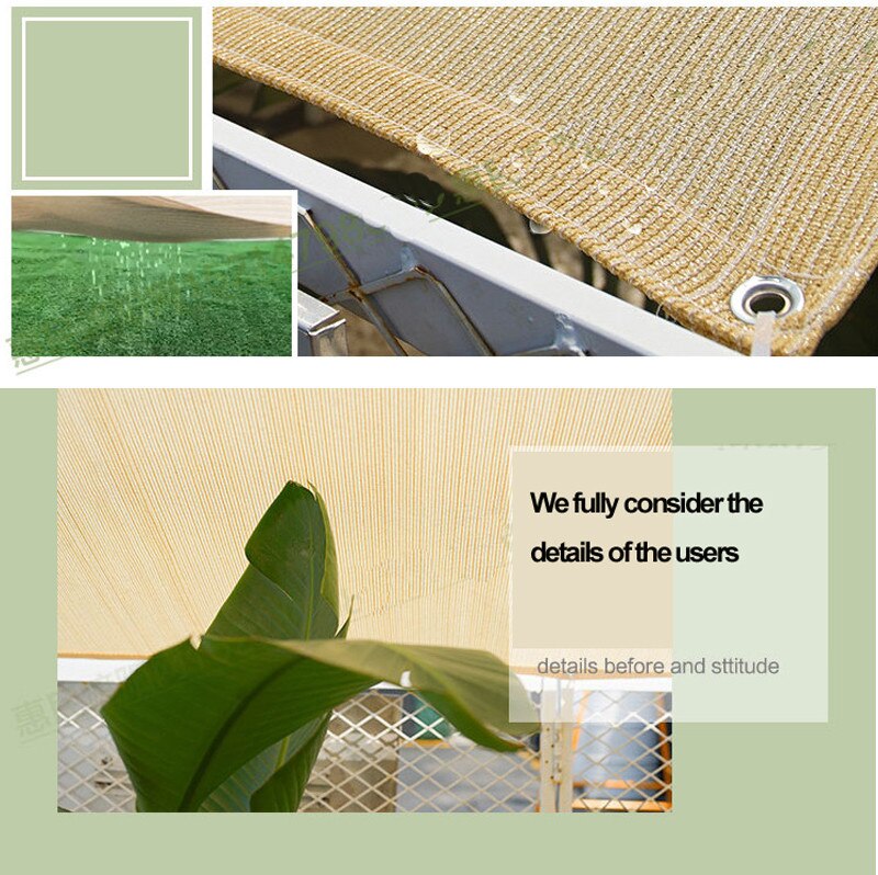 Paksu keltainen väri puutarha aurinkosuoja parveke aurinkosuoja aurinkosuojaverkko markiisit auton katon suojaverho purje