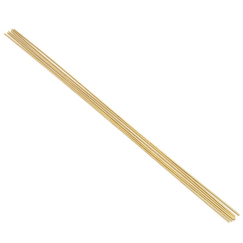 6 stk/sæt messing  hs221 svejsestænger 1.6mm x 333mm platin smykker svejseværktøj messing lodde stænger