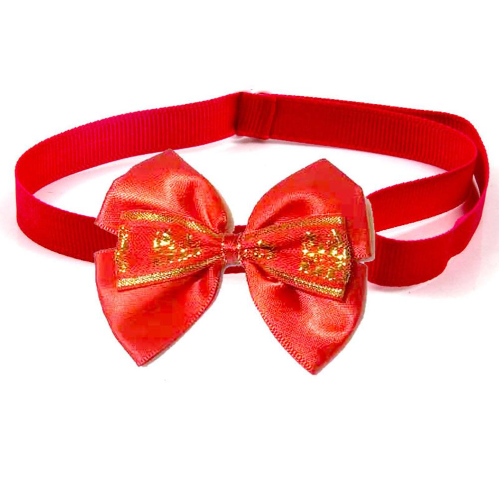 Huisdier Gelukkig Nieuwjaar Strikje Comfortabele Double-Layer Strik Maat Verstelbare Katten Honden Kraag Verjaardagsfeestjes Props Foto