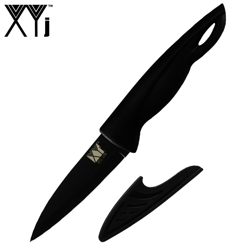 Xyj rustfritt stål kniv kjøkken bestikk kniver sett verktøy frukt verktøy santoku kokk skjære brød rustfritt stål kniver verktøy: G .3.5 tommer frukt