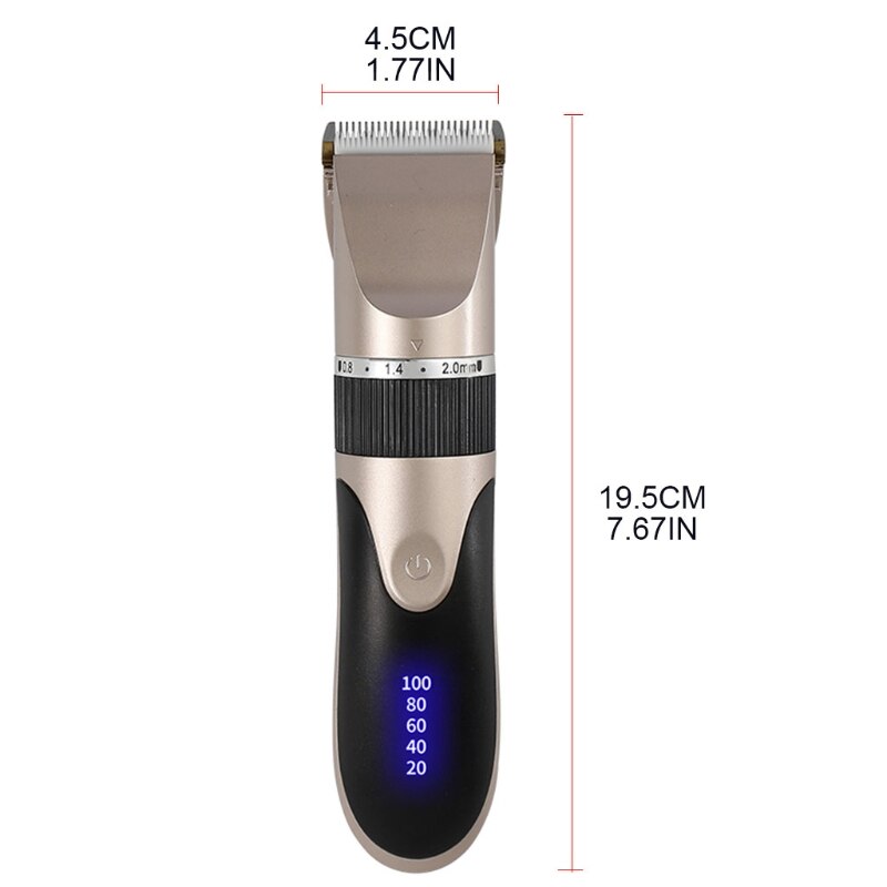 Hair Clippers Barber Shavers Machine 5-Speed Rechargeable Cordless Haircutting Tools