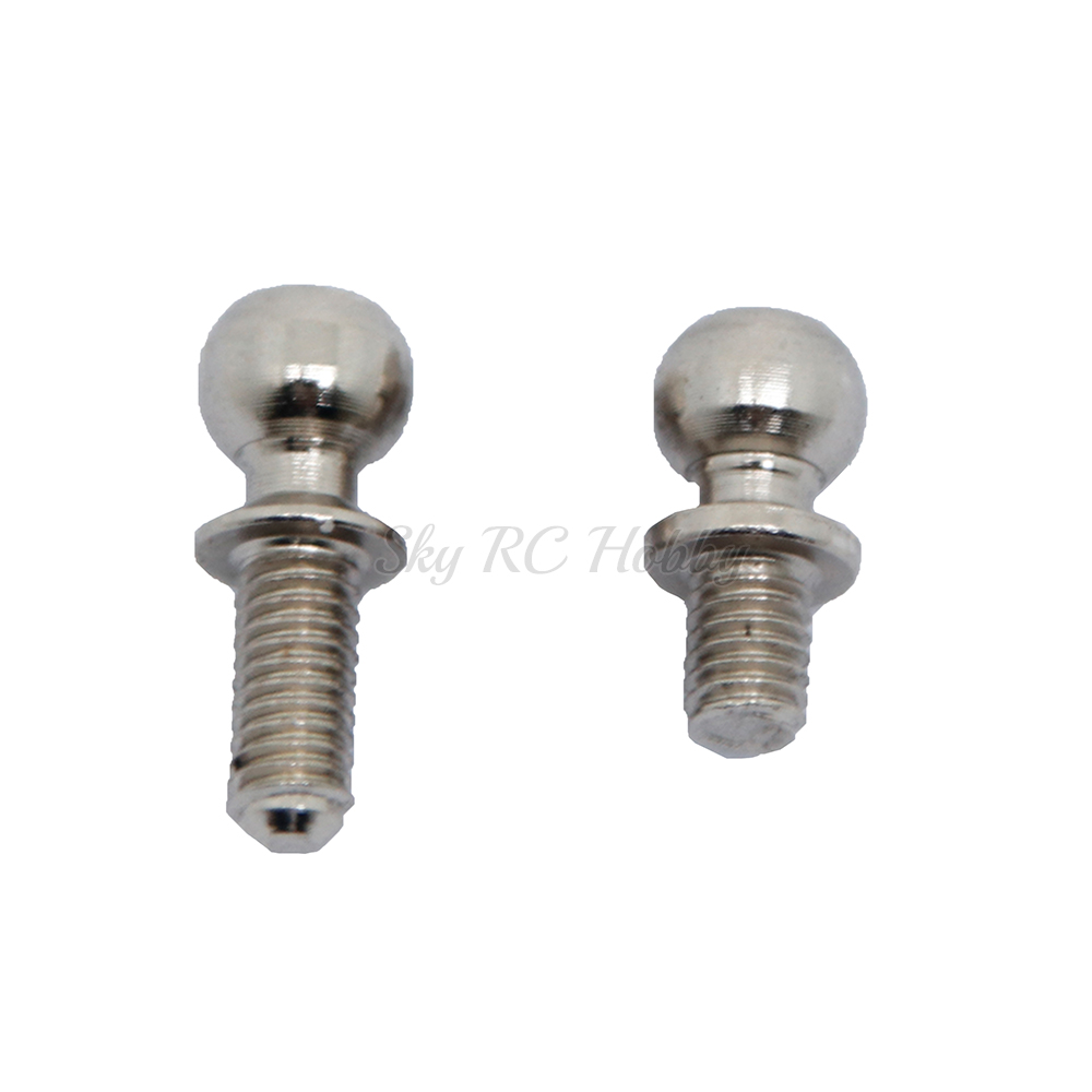 12 st/lot kulhuvudskruv  m3*4mm m3*7mm för wltoys 1/14 144001 124016 124017 124018 124019 rc bilreservdelar uppgraderingsdelar