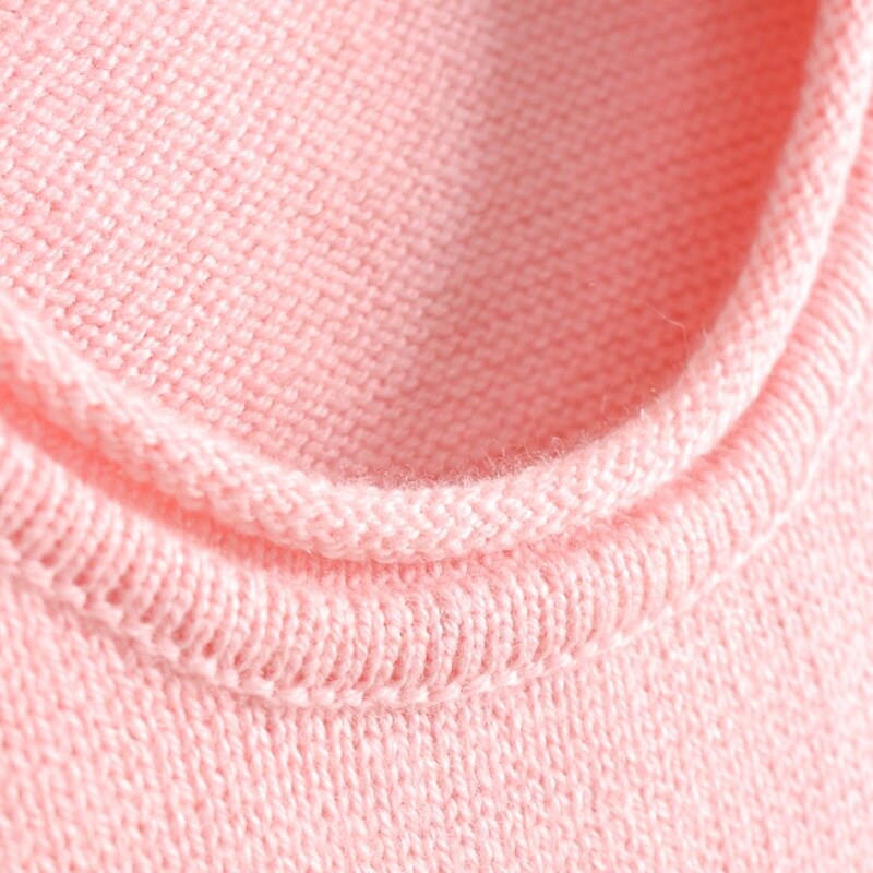 Lente- en herfstkinderkleding voor meisjes, casual truien met ronde hals, wollen gebreide kleding, warme kasjmier truien, vesten voor kinderen.