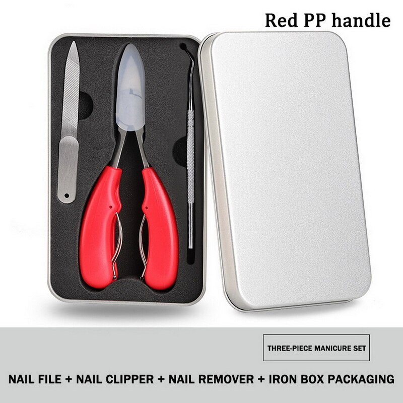 Nail Clipper Set Stainless Steel Toenail Clippers for Thick Ingrown Toe Nail Heavy Duty Precision Nail Scissor Toenails Tool: 6