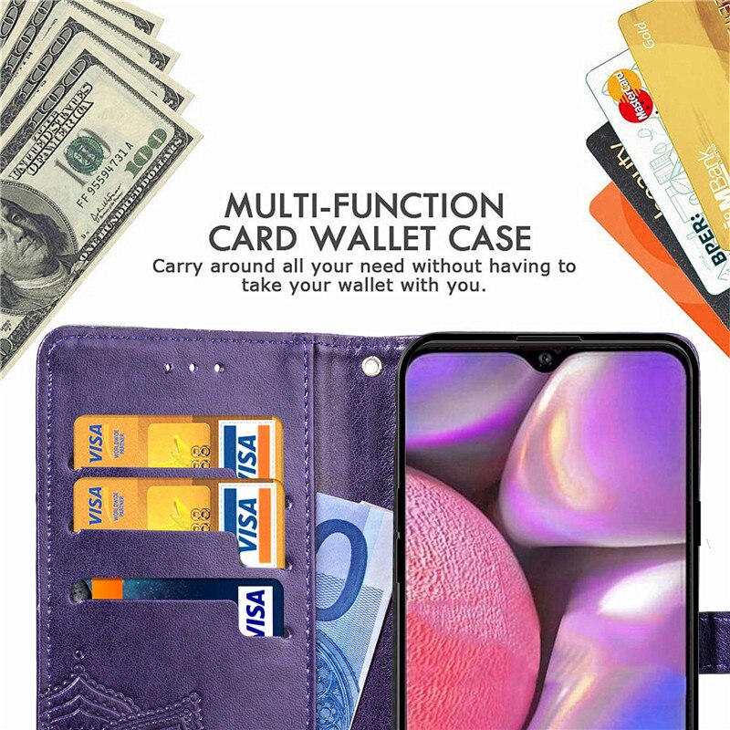 Luxe leren flipcase voor samsung  j1 portemonnee kaarthouder telefoonhoesje voor samsung galaxy  j1 6 j120 j120f j120h cover