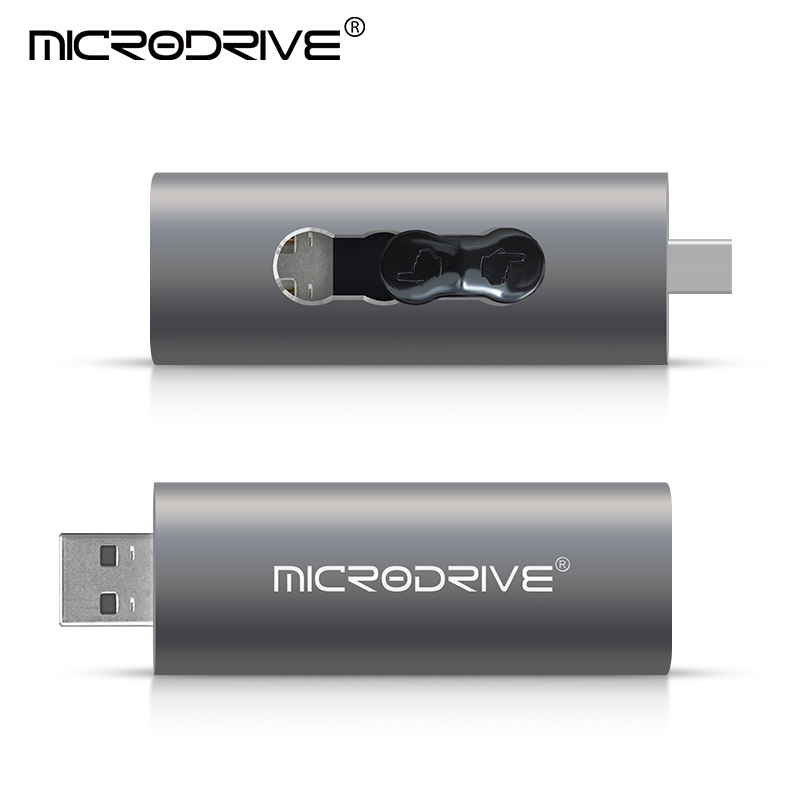 Unidade flash usb tipo c, 8gb, 16gb, slot duplo, unidade flash usb, 32gb, 64gb, 128gb, 256g, para celular, computador