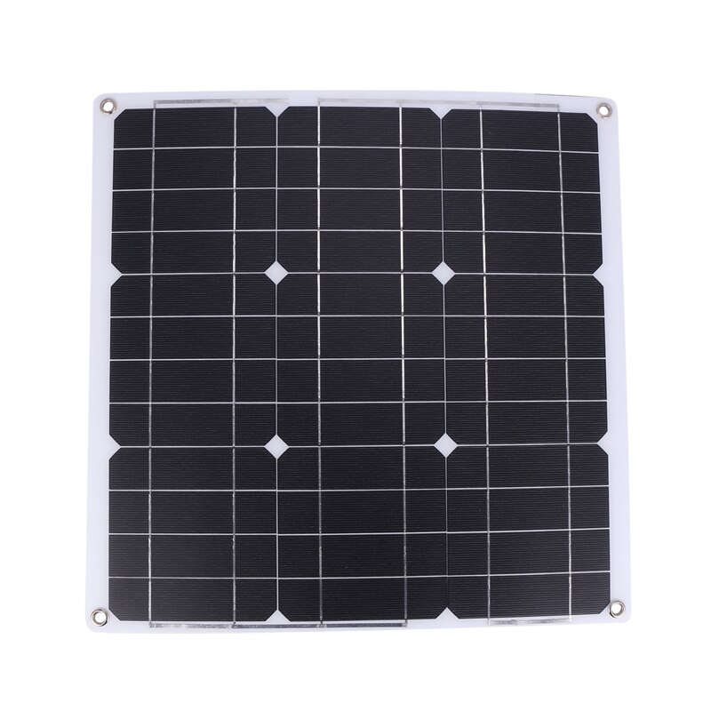 200 Watt 200W Solar Panel Kit with LCD Solar Controller 12V RV Boat Off Grid