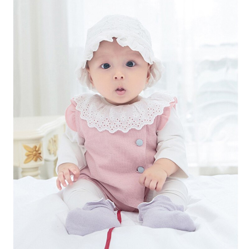 Estilo coreano primavera princesa rendas bebê meninas meias bonito algodão desossado da criança anti-deslizamento meias para a menina verão curto meias